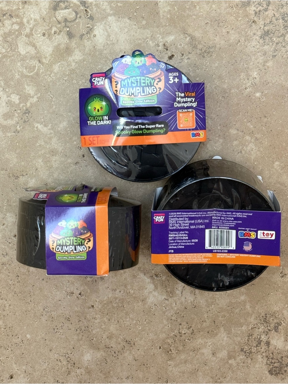Mystery Dumpling Spooky Glow Edition - Lot of 3 - Picture 2 of 2